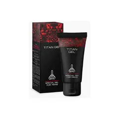 HENDELS GARDEN - Titan Gel Rojo Lubricante Hombre Original Agrandar Miembro 50ml