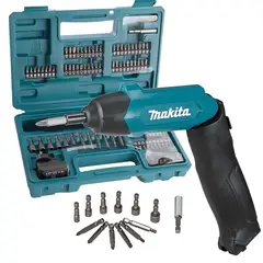 MAKITA - Atornillador 1/4'' Hex 3.6V 6Nm + 81 Accesorios DF001DW
