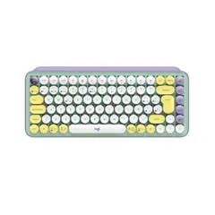 LOGITECH - Teclado POP Keys Mecanico Bluetooth Lila
