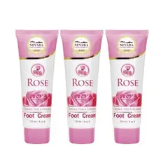 NEVADA NATURAL PRODUCTS - Crema Hidratante Para Pies De Rosas Nevada 120ml 3 Unidades