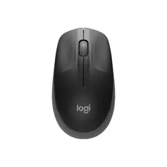 LOGITECH - Mouse M190 Inalambrico Ergonomico Negro