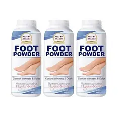 GENERICO - Talco Para Pies Foot Powder 200Gr 3 Unidades