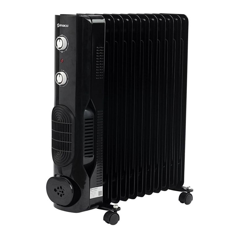 Termoradiador 11 Celdas 2500W 30m2 OFR11NK Negro
