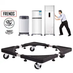 OEM - Soporte Base Ajustable Metal con Ruedas Para Electrodoméstico Lavadora