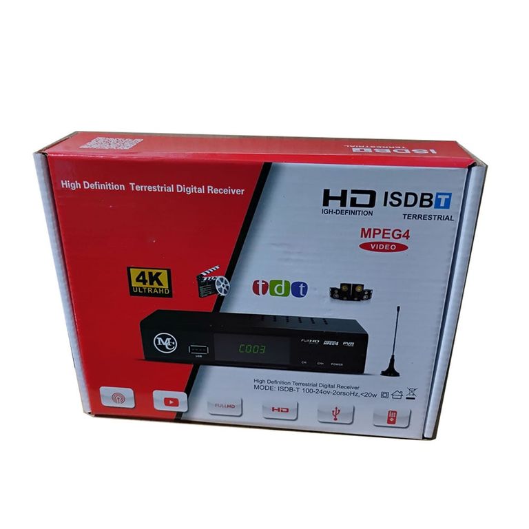 Decodificador Sintonizador Digital De Tv Full Hd