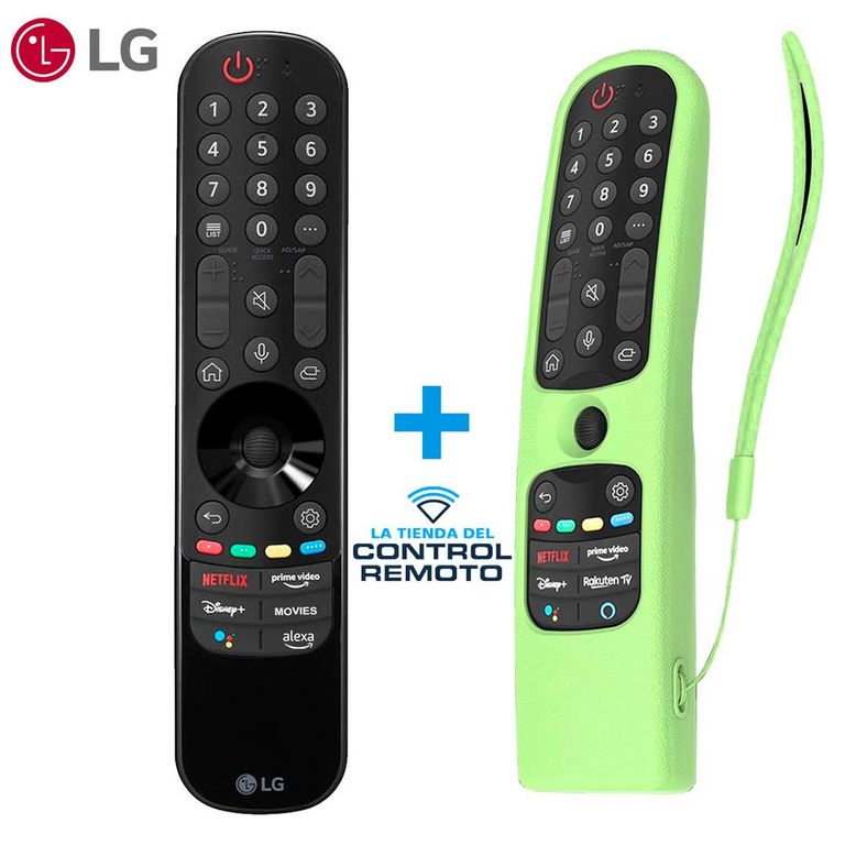 Control Magic Remote MR22 + Funda Verde Forescente