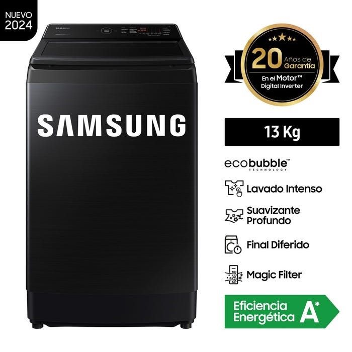 Lavadora EcoBubble 13 KG Negra WA13CG5441BVPE