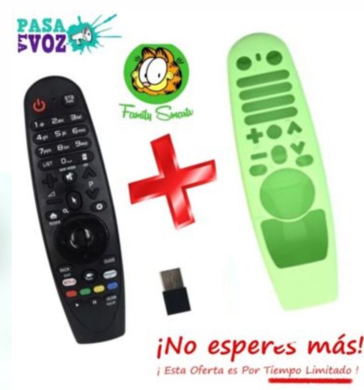 Control Remoto LG Magic -Mr500-Mr600-Mr650 Funda Verde