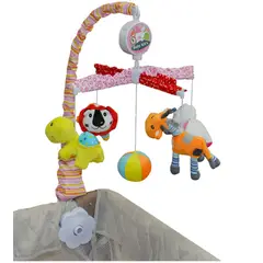 BABY KITS - Juguete Móvil Animóvil para Cunas Rosado