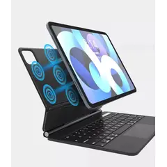 GENERICO - Magic Keyboard (A1) iPad Pro 12.9" de 3 4 5 y 6ta Gen Negro