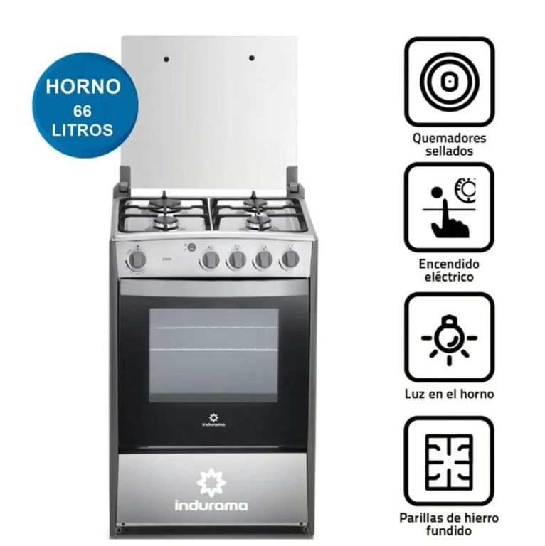 Cocina a Gas Viena QZ 4 Hornillas Croma 2023