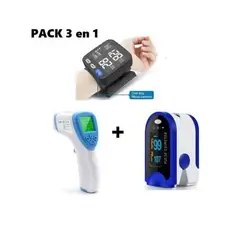 GENERICO - PACK Tensiometro DE MUÑECA - Oximetro - Termometro