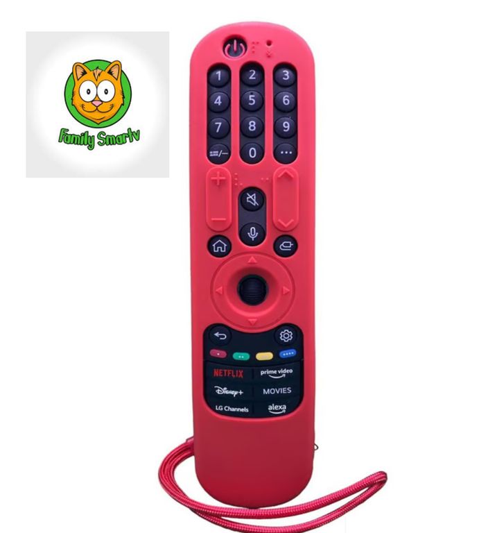 Funda Control LG Magic 2022 Forro Protector Anticaída / Rojo