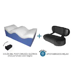 TERAFLEX - COJIN BBL POST CIRUGIA DE GLUTEOS + REGALO APOYABRAZOS