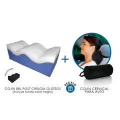 TERAFLEX - COJIN BBL POST CIRUGIA DE GLUTEOS + REGALO COJIN CERVICAL