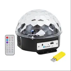 GENERICO - Bola de Luz LED para fiesta Disco Mp3