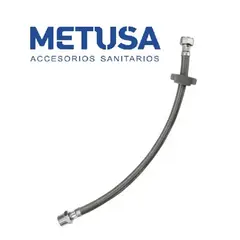 METUSA - TUBO DE ABASTO VINIL TRENZADO 1/2" X 1/2" X 40CM M-H DN10