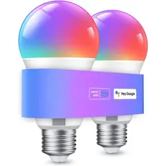 MADTRONIX - Foco Inteligente 14W WiFi RGB LED PACK x 2