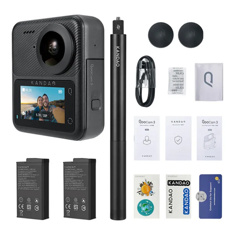 QooCam 3 360 Kit de viaje para cámara panorámica