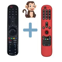 LG - Control Remoto Magic An-mr21ga Modelo 2021 + Funda Roja cerrada