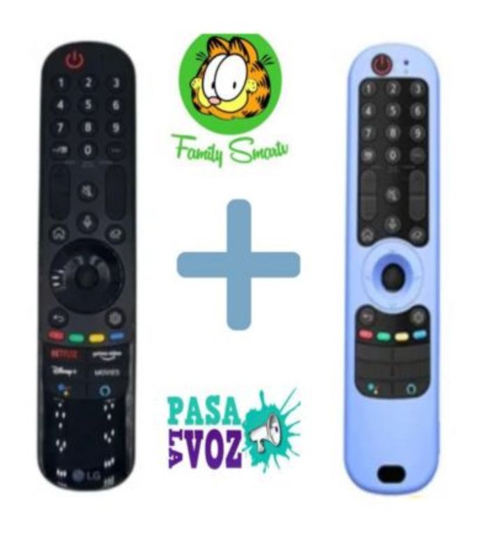 Control Remoto Lg Magic An-mr21ga Modelo 2021 + Funda Celeste