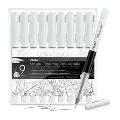 OHUHU - Kohala Estilógrafos tinta líquida - Set x9