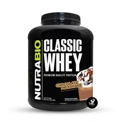 NUTRABIO - Proteína Classic Whey 5LB - Chocolate Milkshake