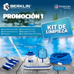 BERKLIN - KIT DE LIMPIEZA PARA PISCINA
