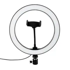 GENERICO - Aro De Luz Led 26cm C Soporte Para Celular - Foto Selfie
