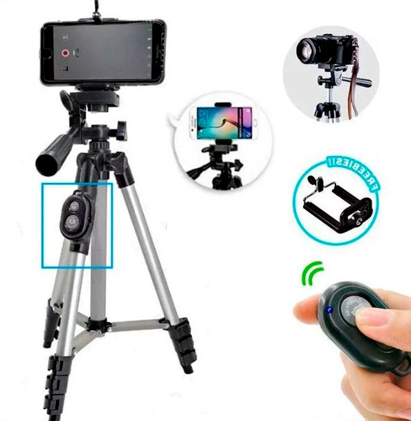 Trípode Bluetooth 1.02 Mt Soporte Celular / Camara