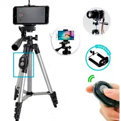GENERICO - Trípode Bluetooth 1.02 Mt Soporte Celular / Camara