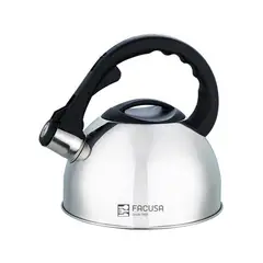 FACUSA - Tetera acero inoxidable 3 Litros silbante Alta Calidad