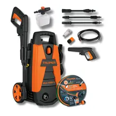 TRUPER - Hidrolavadora Portatil 1500 PSI + Manguera 10 metros