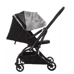 BABYKISS - COCHE DE BEBE LONDON ROTACION DE 360° VIAJERO COLOR GRIS
