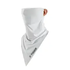 OEM - Pasamontaña X-TIGER DPMZ-60 Blanco Ciclismo Cortaviento