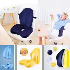 GENERICO - Almohada ortopédica de espuma viscoelástica para la espalda.