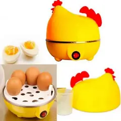 GENERICO - Hervidor eléctrico de huevos forma de gallina de 1 a 7 huevos