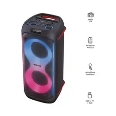 KUZLER - Parlante Karaoke Party Box ARNE-104