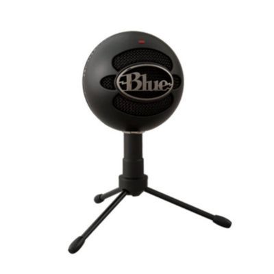 Micrófono Streaming Blue Snowball Ice Cardioide con Soporte USB Negro