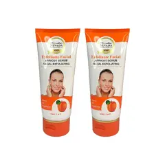 NEVADA NATURAL PRODUCTS - Exfoliante Facial De Albaricoque Nevada 200ml 2 Unidades