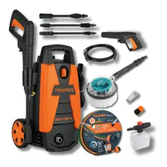 TRUPER - Hidrolavadora 1500Psi + Manguera 10m y Cepillo giratorio Total