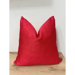 MAP DESIGN HOME - Funda de Cojin Rojo Velvet 45x45cm
