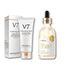 BIOAQUA - Limpiador Facial + Serum 24K Gold- Snail