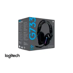 LOGITECH - Audífonos gamer inalámbricos G733 negro con luz rgb LED