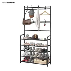 GENERICO - Organizador Zapatero Perchero de 5 Niveles