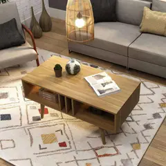 TU MESITA - Mesa de Centro Beltrán color Marrón
