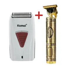 OEM - Combo Rasuradora Shaver Kemei 3382 + Patillera Trimmer Buda