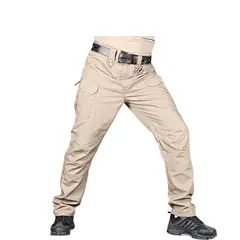 BLWOENS - Pantalones baggy largos para hombres-Beige
