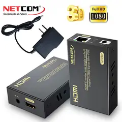 NETCOM - Extensión Extender Hdmi x Rj45 Utp Cat 5/6/7 Hasta 60 Metros