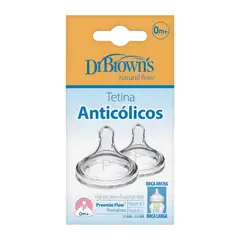 DR BROWNS - Set x2 Tetinas para Prematuros Boca Ancha